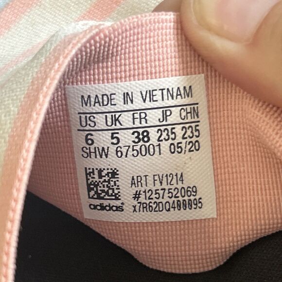 Adidas Magmur Sandals Womens 6 Pink Neon Colorful Strappy Athletic Hook & Loop - Picture 9 of 9